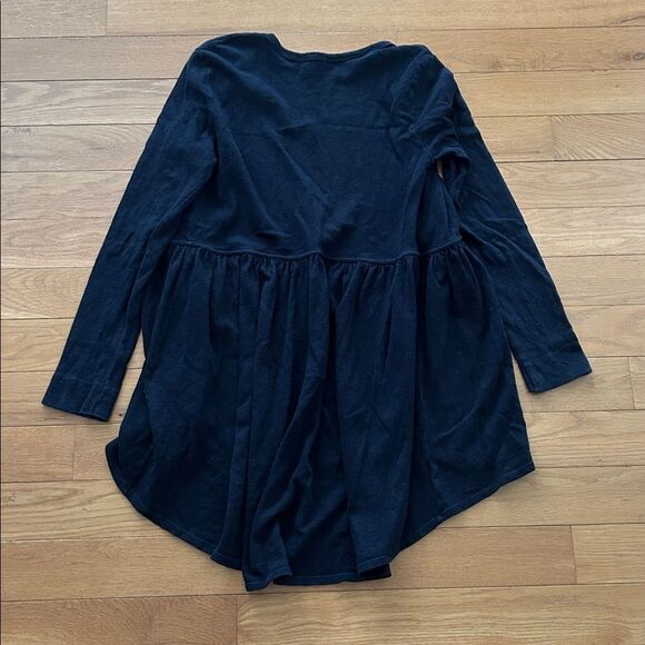 Anthropologie T.La Blue Open Front Cardigan Women's Size MEDIUM 100% Cotton - Picture 7 of 7